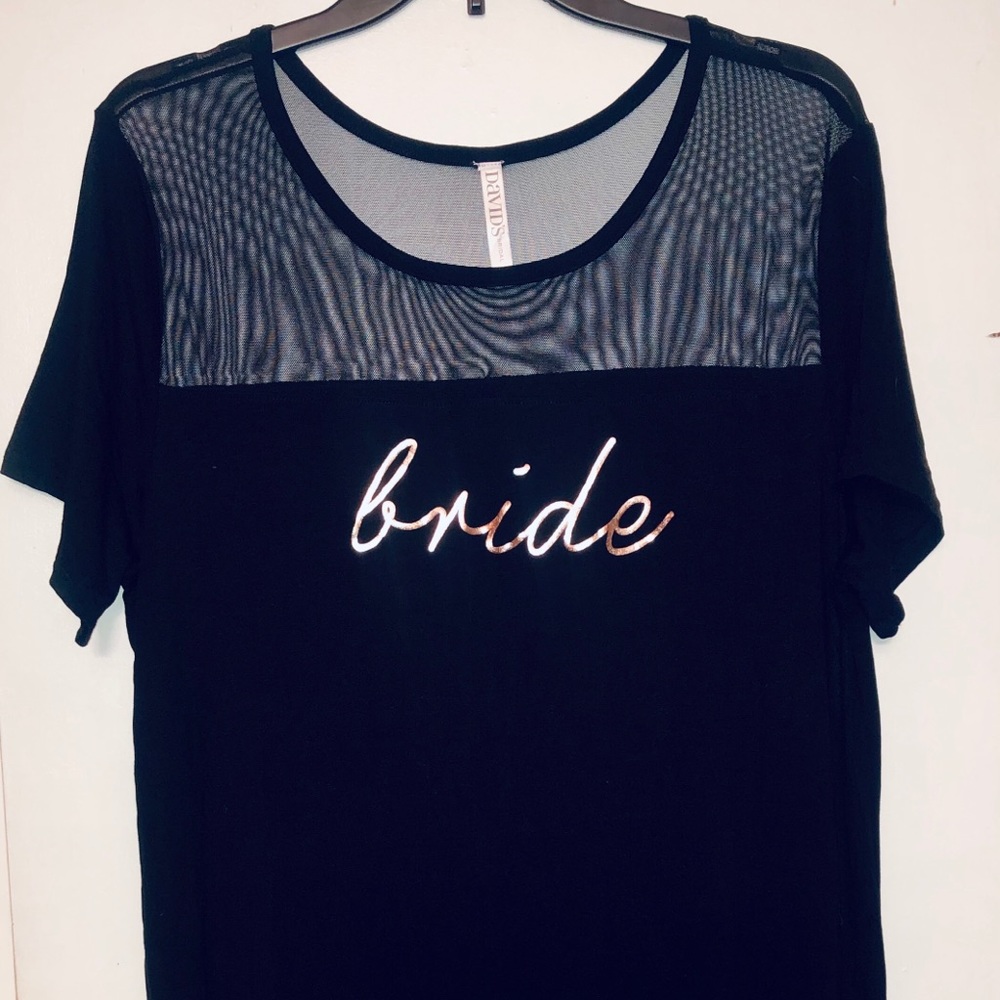 Designer Bride Night Gown & Bridesmaid PJ Set